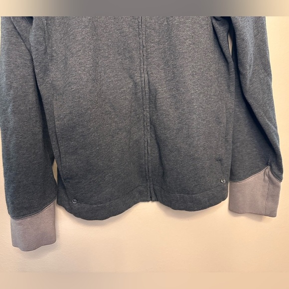 Hugo Boss Men’s Shepherd 33 Gray Full Zip Track Sweat Jacket Size XL Orange Lbl - Picture 2 of 7